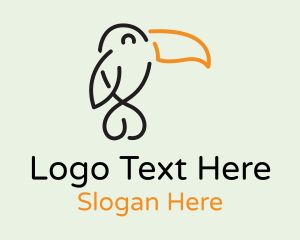 Happy Wild Toucan Logo