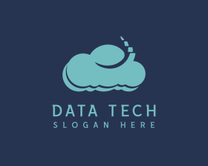 Database - Digital Programming Cloud logo design