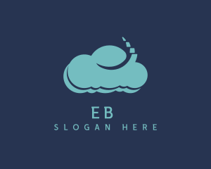 Corporate - Digital Programming Cloud logo design