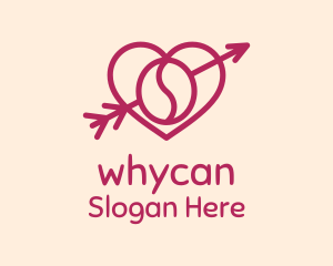 Cardiology - Coffee Cupid Heart logo design