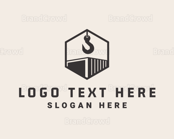 Freight Container Shipping Logo