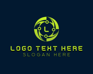 Cybersecurity - Cyber Tech Developer logo design