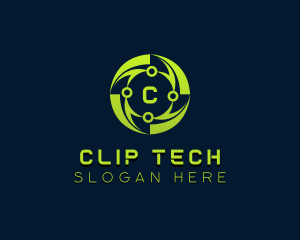 Cyber Tech Developer logo design