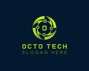 Cyber Tech Developer logo design