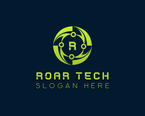 Cyber Tech Developer logo design