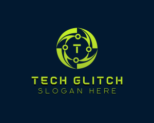 Cyber Tech Developer logo design