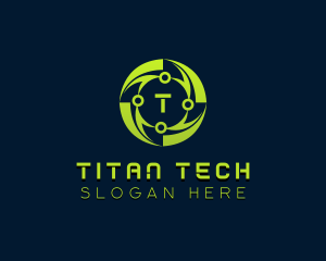 Cyber Tech Developer logo design