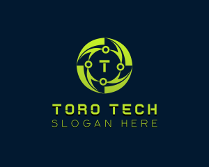 Cyber Tech Developer logo design