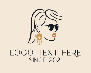 Fashionista - Woman Styling Accessory logo design