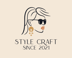 Woman Styling Accessory  logo design