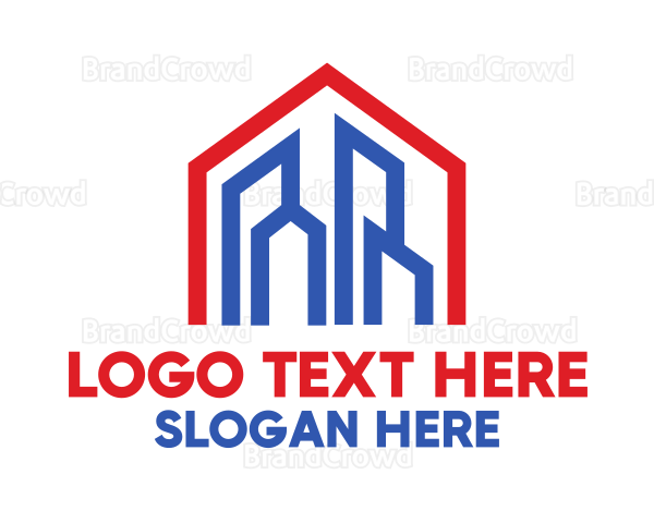 Red Blue Modern City Logo | BrandCrowd Logo Maker