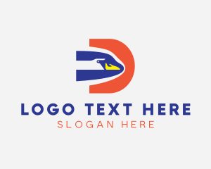 Zoology - Swan Head Letter D logo design