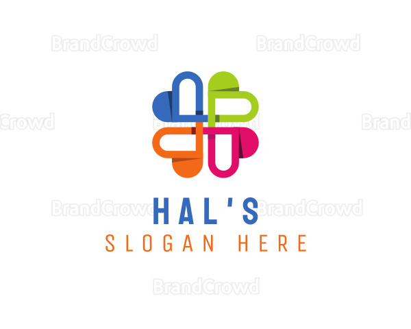 Community Hashtag Hearts Logo