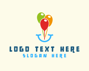 Balloon Shop - Birthday Balloon Smile logo design