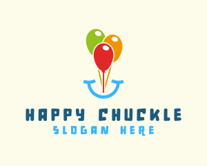 Laugh - Birthday Balloon Smile logo design