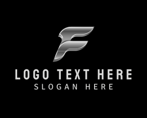 Fabrication - Industrial Automotive Mechanic Letter F logo design