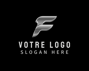 Streamer - Industrial Automotive Mechanic Letter F logo design