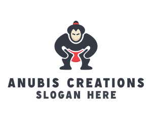 Japan Sumo Wrestler logo design