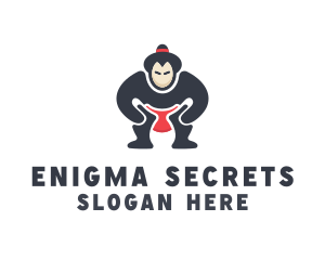 Japan Sumo Wrestler logo design