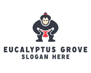 Japan Sumo Wrestler logo design