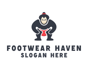 Japan Sumo Wrestler logo design