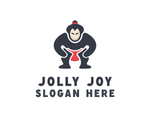 Japan Sumo Wrestler logo design