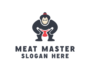 Japan Sumo Wrestler logo design