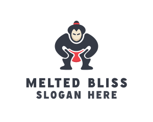 Japan Sumo Wrestler logo design