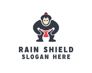 Japan Sumo Wrestler logo design