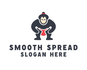 Japan Sumo Wrestler logo design