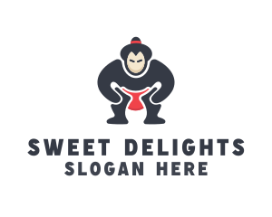 Japan Sumo Wrestler logo design