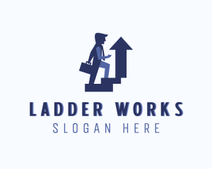 Ladder - Office Job Employee logo design