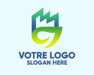Leaf - Green City Construction logo design