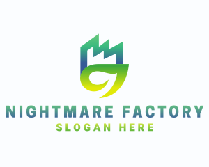 Eco Industrial Factory logo design