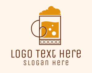 Booze - Mediterranean Beer Mug logo design