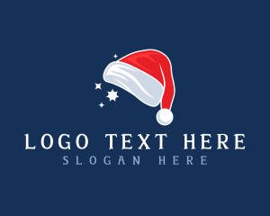 Holiday - Christmas Santa Hat logo design