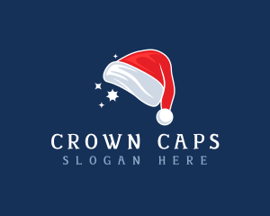 Christmas Santa Hat logo design