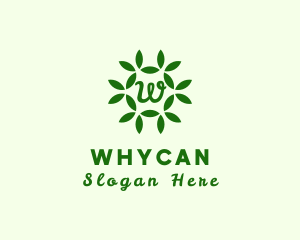 Vegetarian - Organic Leaf Wellness Spa logo design