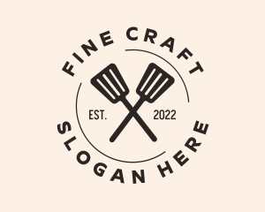 Restaurant Cooking Spatula logo design