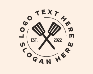 Restaurant Cooking Spatula Logo