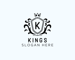 Premium Royal Shield logo design