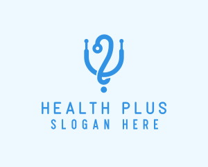 Medical Stethoscope Healthcare logo design