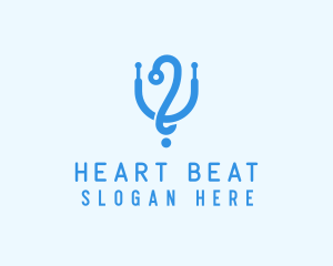 Stethoscope - Medical Stethoscope Healthcare logo design