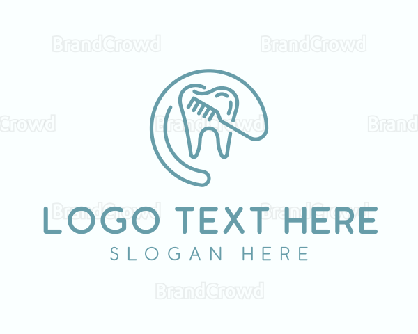 Toothbrush Dental Clinic Logo