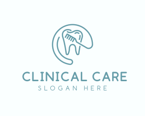 Toothbrush Dental Clinic logo design