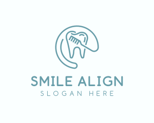 Toothbrush Dental Clinic logo design