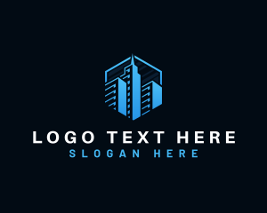 Office - Building Realty Property logo design