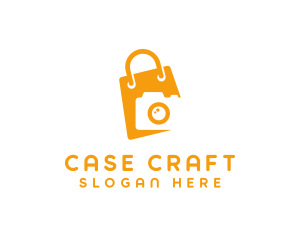 Case - Camera Shopping Bag logo design