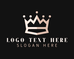 Glam - Luxe Crown Jewel logo design