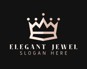Luxe Crown Jewel logo design
